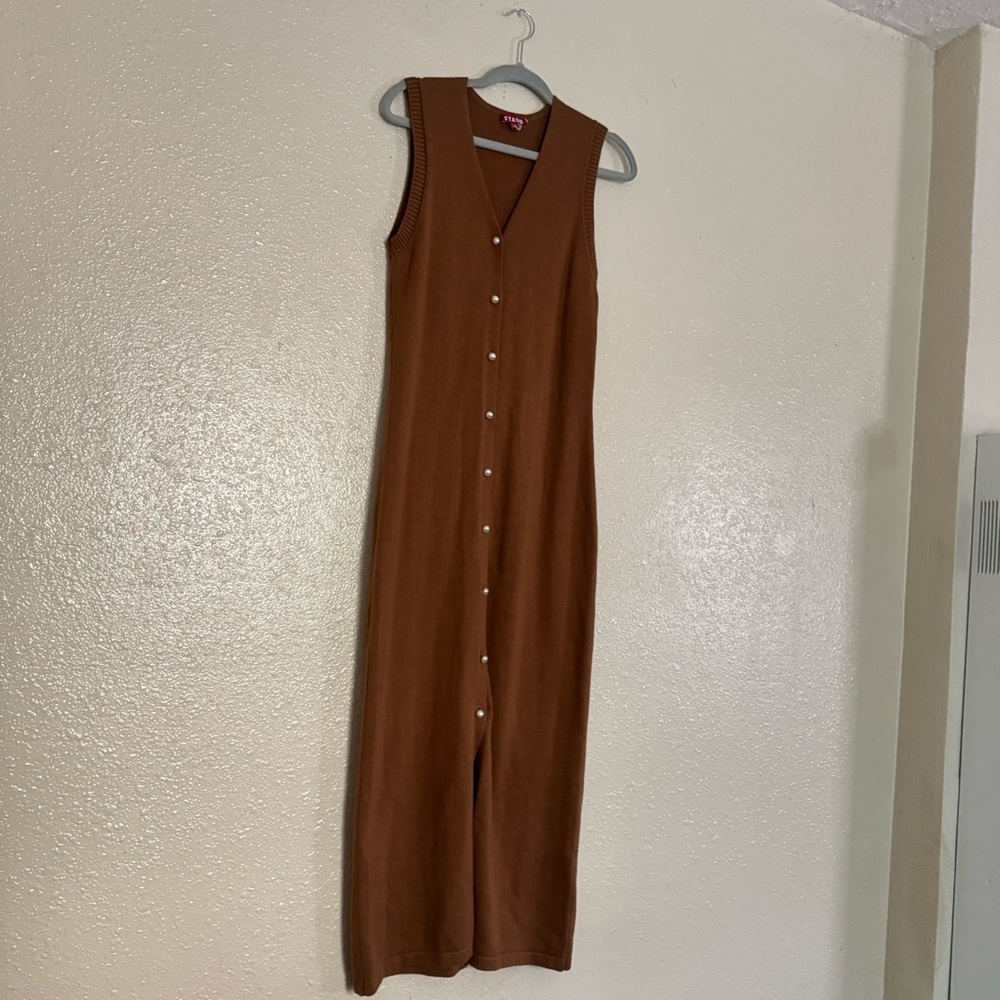 STAUD Bo Midi Sweater Dress - Picture 10 of 11